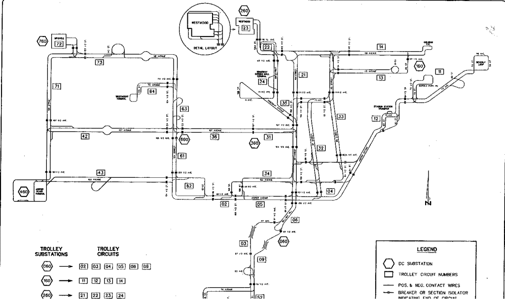 Edmonton streetcar map