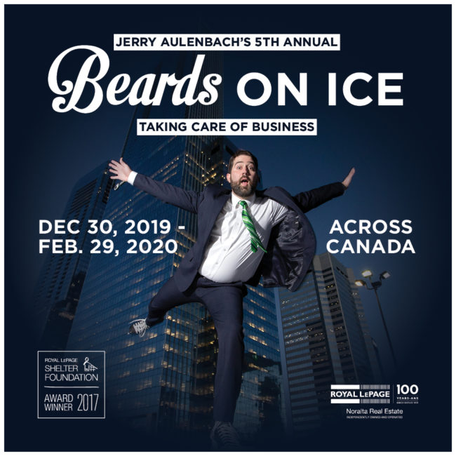 Beards On Ice 2020 cover art with border